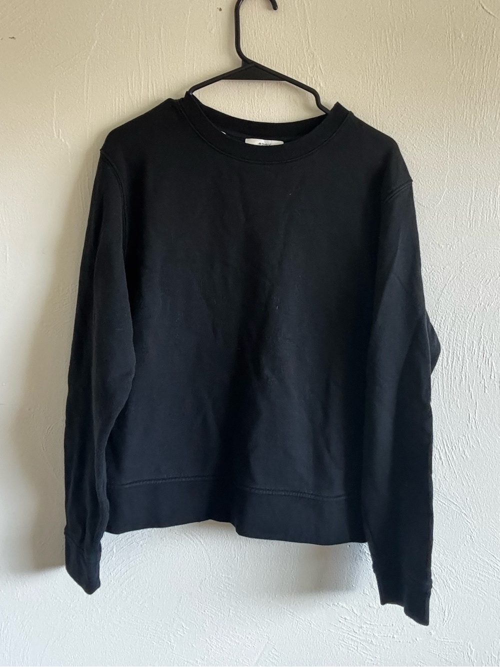 Vince Black Crewneck Sweater - Minimal Everyday Pullover